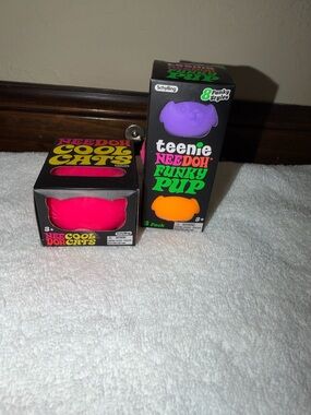 Needoh Schylling cool cats and teenie funky pup